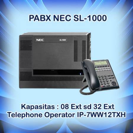 PABX NEC SL1000 Kapasitas: 32 Extension